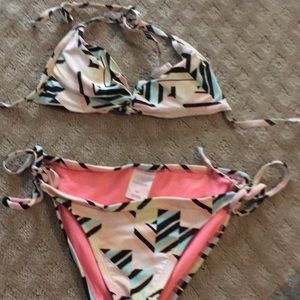 patterned bikini